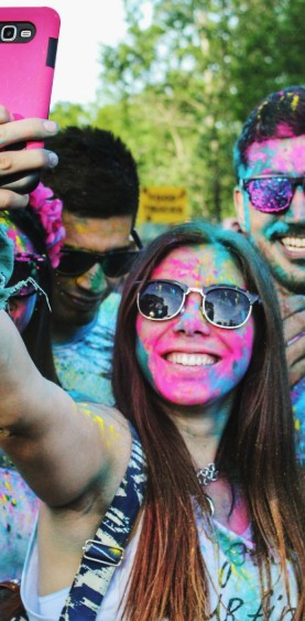 Groupo selfie at Festival We Color, La Lonja, Argentina